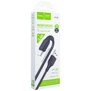 Кабель X120 HOCO USB на Type-C 1M 3A черный