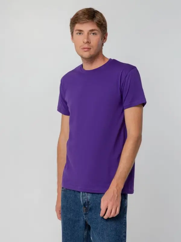 Футболка унисекс T-bolka 140, фиолетовая, размер S Футболка унисекс T-bolka 140, фиолетовая, размер S