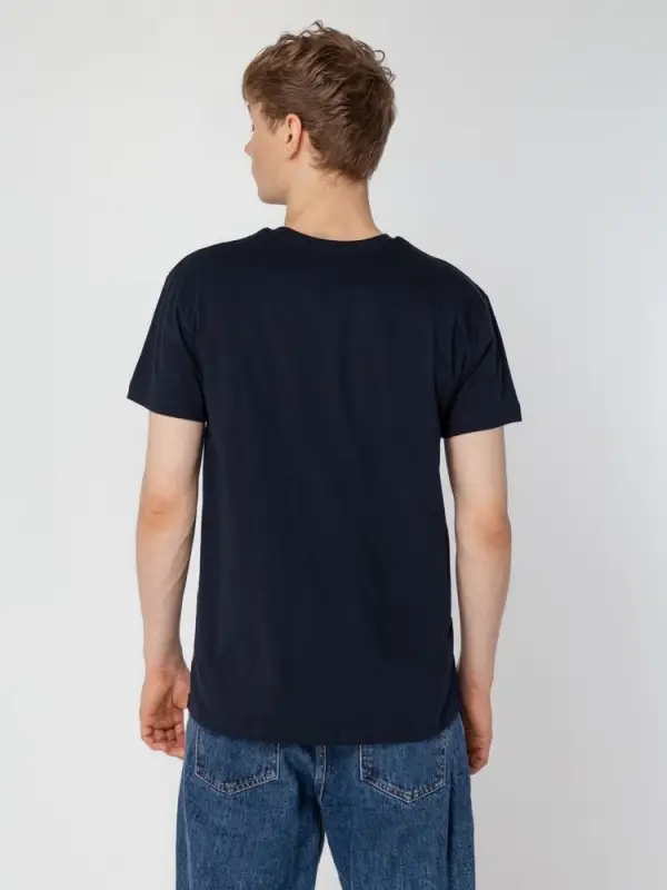 Футболка унисекс T-Bolka 160, темно-синяя, размер XS