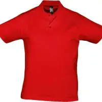 Рубашка поло мужская Prescott men 170 красная, размер S