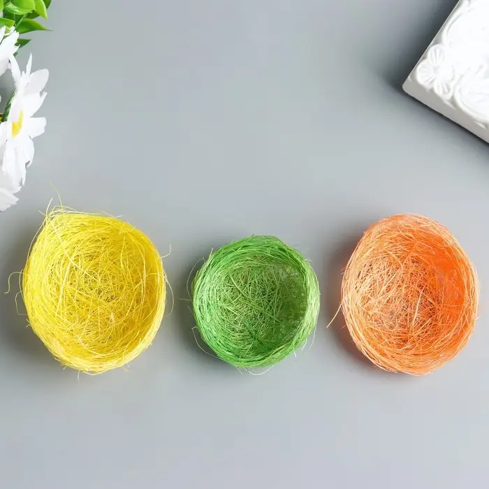 Декор пасхальный &laquo;Гнездо&raquo;, 5&times;5 см, МИКС