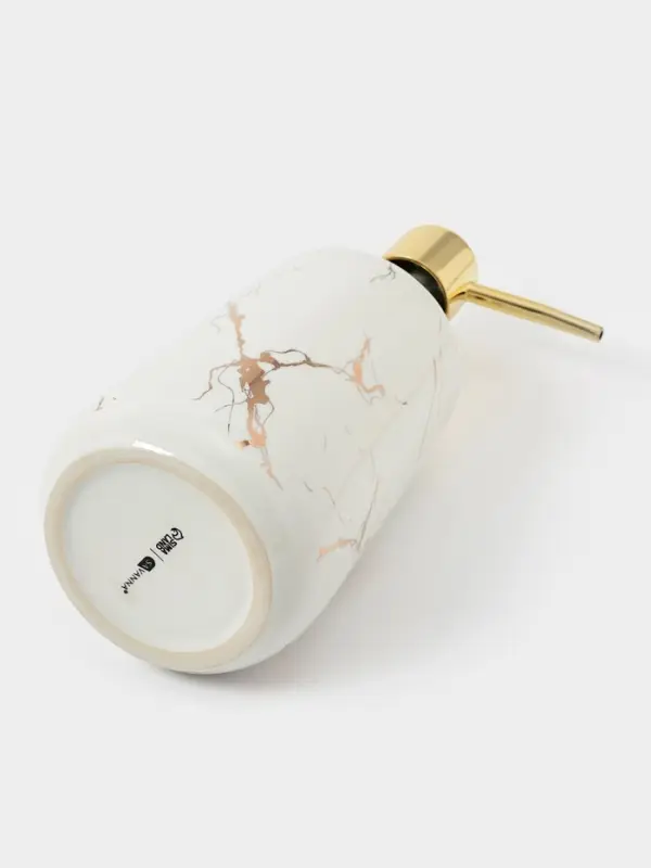 Дозатор для жидкого мыла SAVANNA Lightning, 350 мл, цвет белый Дозатор для жидкого мыла SAVANNA Lightning, 350 мл, цвет белый