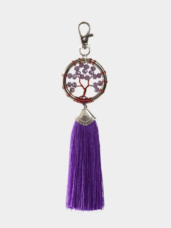 Брелок ловец снов Брелок ловец снов "Древо жизни" 19 см, цв. фиолетовый