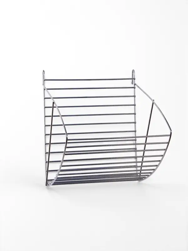 Кормушка для сена, 17&times;14&times;16 см, металл, серебристая