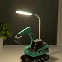 Ночник "Экскаватор" 8хLED 3Вт 5V USB АКБ 2 режима, точилка 7х11х31 см Ночник "Экскаватор" 8хLED 3Вт 5V USB АКБ 2 режима, точилка 7х11х31 см