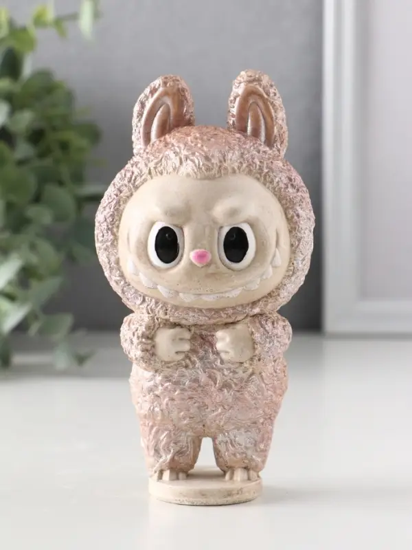 Фигурка гипс &laquo;Чудик&raquo;, 13&times;6.5&times;5.5 см, бежевая