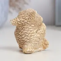 Фигура гипс &laquo;Сова с сердцем&raquo;, слоновая кость, 6&times;6&times;5 см