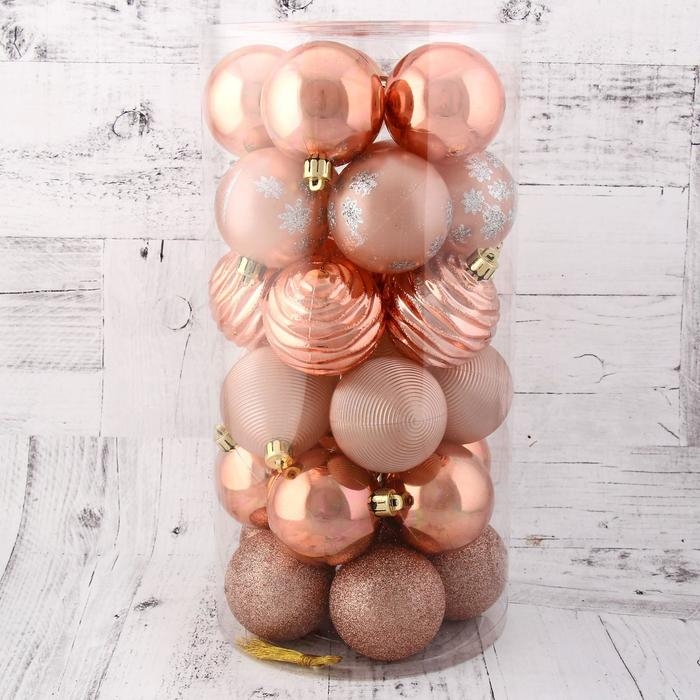 Набор шаров пластик d-6 см, 30 шт Набор шаров пластик d-6 см, 30 шт "Империя"