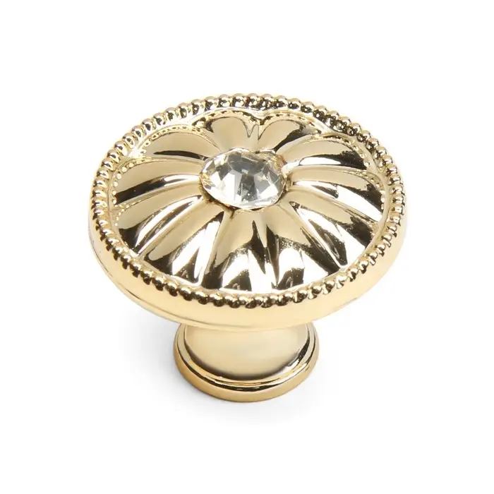 Ручка-кнопка ТУНДРА РК116GP, цвет золото