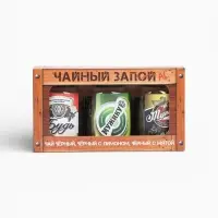 Чай подарочный &laquo;23 февраля&raquo;, набор 50 г &times; 3 шт. (18+)