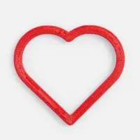 Подвеска Contour, 3D-печать на заказ, сердце