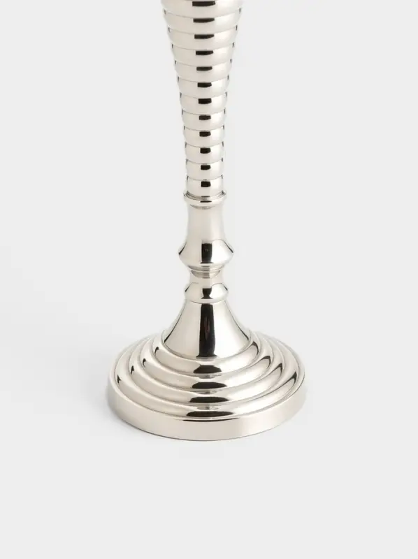 Подсвечник &laquo;Кубок&raquo;, 13&times;13&times;50.5 см, алюминий, серебристый