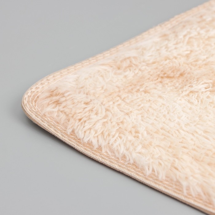 Коврик для дома Доляна «Пушистик», 40×60 см, цвет бежевый Коврик для дома Доляна «Пушистик», 40×60 см, цвет бежевый