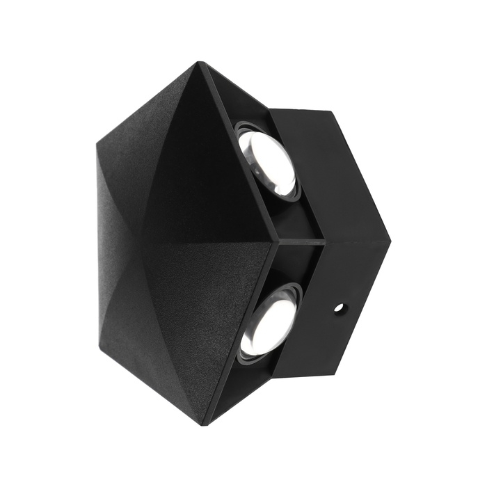 Светильник фасадный «Искра», FSD-052, 5 Вт, 3000К, 5 лучей, IP65, 220 В, пластик, черный Светильник фасадный «Искра», FSD-052, 5 Вт, 3000К, 5 лучей, IP65, 220 В, пластик, черный