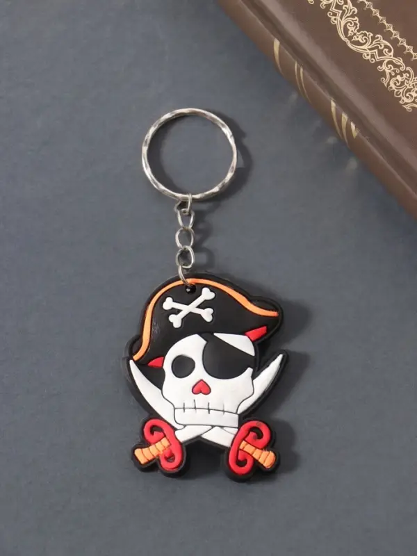 Брелок резина  Брелок резина "Пираты" МИКС 3,5х4,8 см