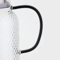 Кувшин Magistro &laquo;Богема. Соты&raquo;, 16&times;11&times;23 см, крышка-сито, стекло, прозрачный