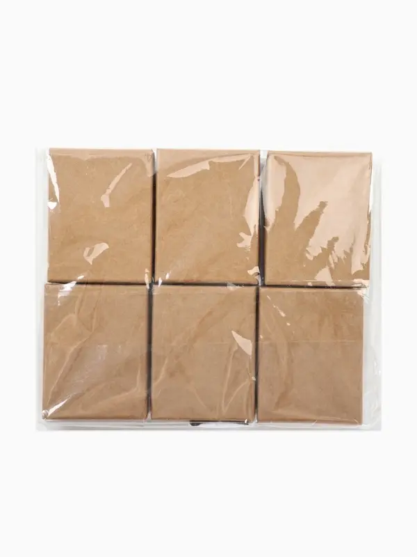 Набор коробочек подарочных 6шт. под набор &laquo;Крафт&raquo;, 7&times;9 см, цвет бежевый (10901375)