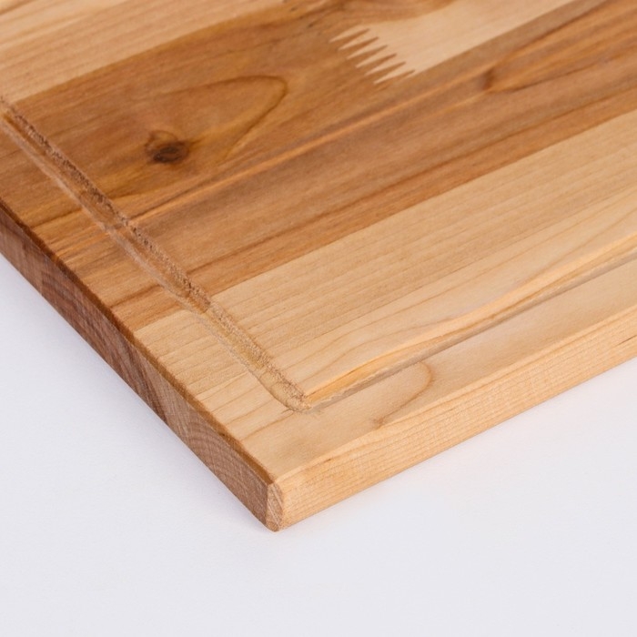 Доска разделочная  Доска разделочная "Прямоугольник" средняя (кровосток)  29х20х1,8 см