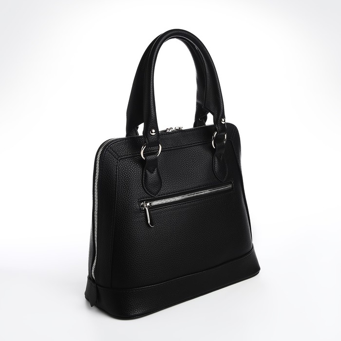 Сумка женская TEXTURA, тоут, средний размер, цвет чёрный