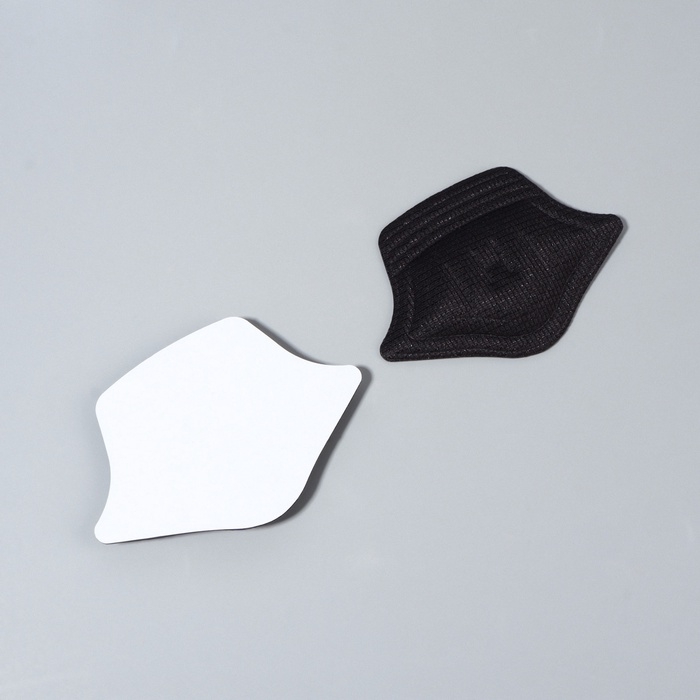 Подпяточники для обуви, на клеевой основе, 11 × 8 см, пара, цвет чёрный Подпяточники для обуви, на клеевой основе, 11 × 8 см, пара, цвет чёрный