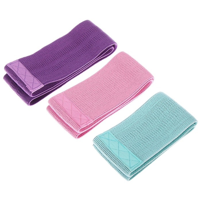 Набор фитнес-резинок ONLITOP: light, medium, heavy Набор фитнес-резинок ONLITOP: light, medium, heavy