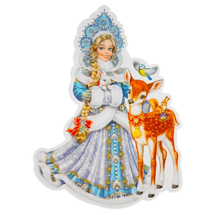 Набор для оформления "Сказочная зима" 63х101 см