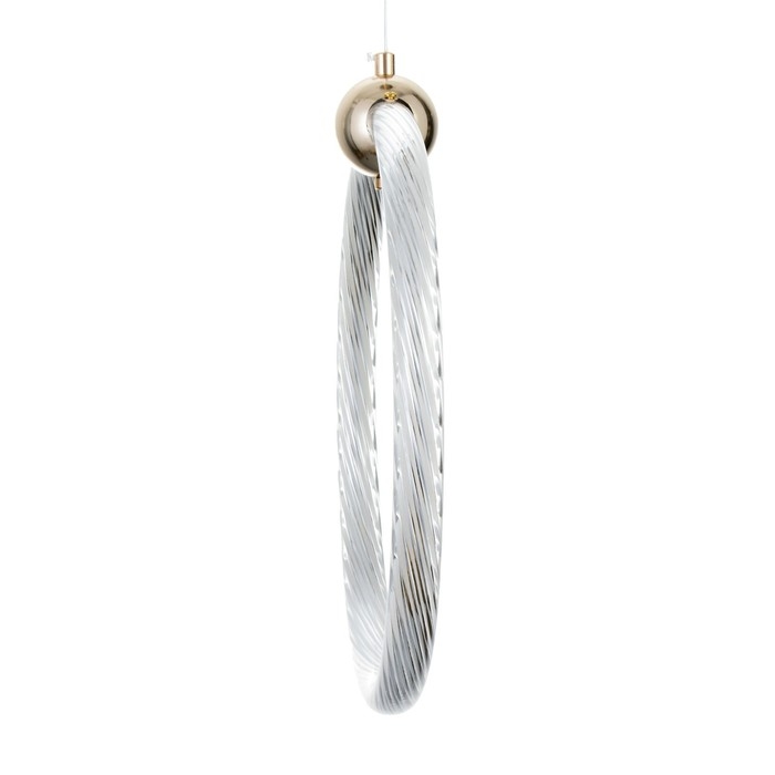 Светильник BayerLux "Круг" LED 32Вт золото 34,5х6х37-120 см