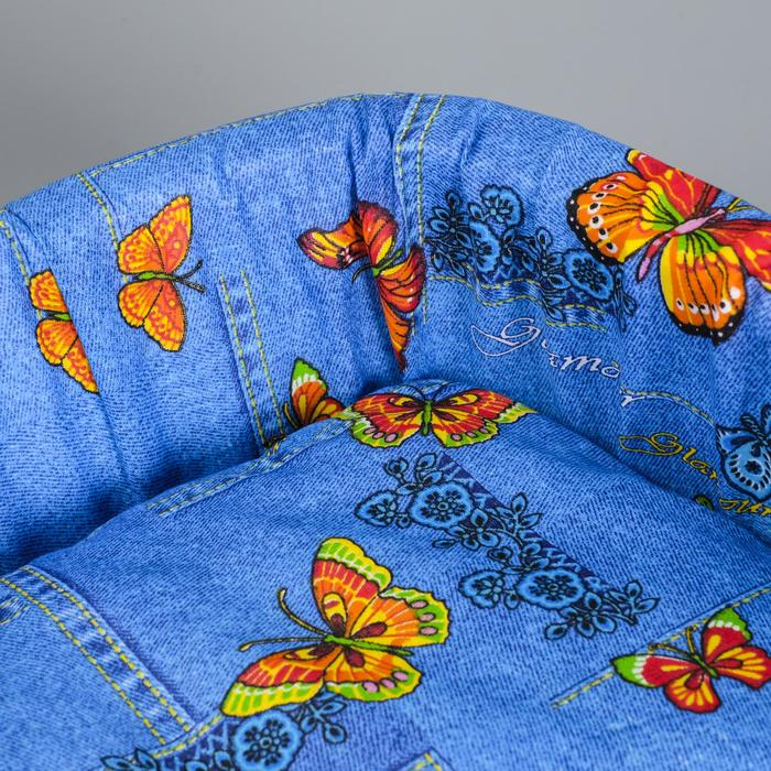 Лежанка №2, с подушкой, 45 х 35 х 16 см  МИКС ЦВЕТОВ Лежанка №2, с подушкой, 45 х 35 х 16 см  МИКС ЦВЕТОВ