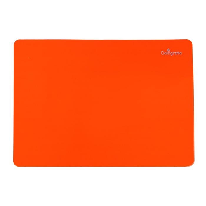 Доска для лепки пластиковая А4 Calligrata  Доска для лепки пластиковая А4 Calligrata "Яркое творчество", неон апельсиновый