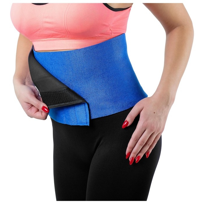 Пояс на талию для похудения ONLYTOP, 85-95х13-17х0,2 см Пояс на талию для похудения ONLYTOP, 85-95х13-17х0,2 см