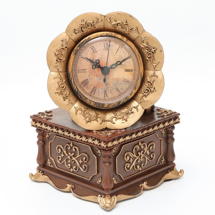 Часы настольные фигурные Часы настольные фигурные "Граммофон", дискретный ход, d-7 см, 20 х 25 см, АА