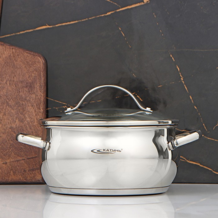 Кастрюля «Медея», 3.2 л, d=20 см, капсульное дно, индукция Кастрюля «Медея», 3.2 л, d=20 см, капсульное дно, индукция