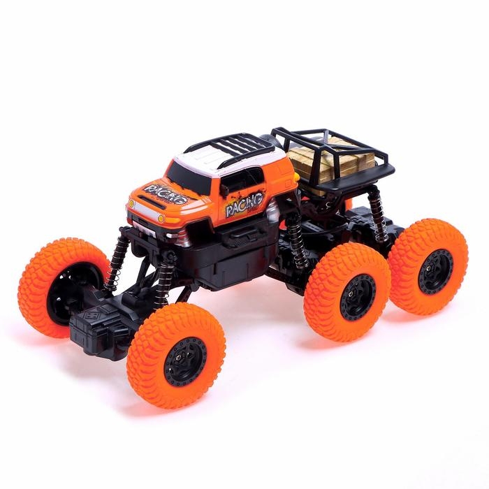 Джип радиоуправляемый «Монстр 6x6», работает от аккумулятора, МИКС Джип радиоуправляемый «Монстр 6x6», работает от аккумулятора, МИКС