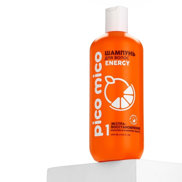 Шампунь с кератином и комплексом масел, экстравосстановление, 400 мл, PICO MICO Шампунь с кератином и комплексом масел, экстравосстановление, 400 мл, PICO MICO