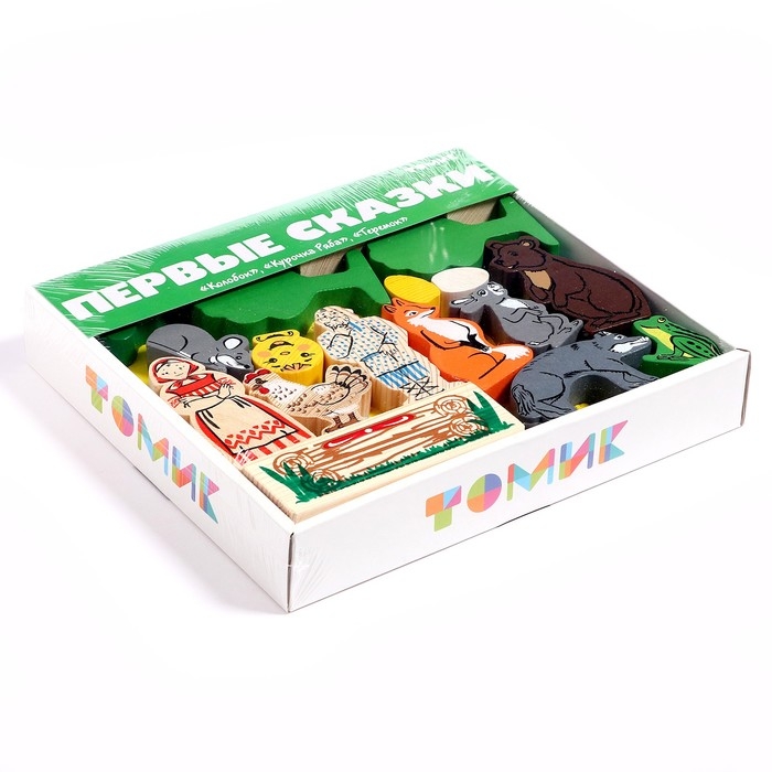 Конструктор «Первые сказки: Колобок, Курочка Ряба, Теремок», 30 элементов Конструктор «Первые сказки: Колобок, Курочка Ряба, Теремок», 30 элементов