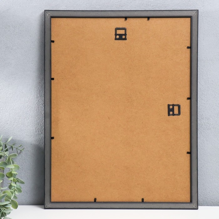 Фоторамка пластик 30х40 см, серебро Фоторамка пластик 30х40 см, серебро