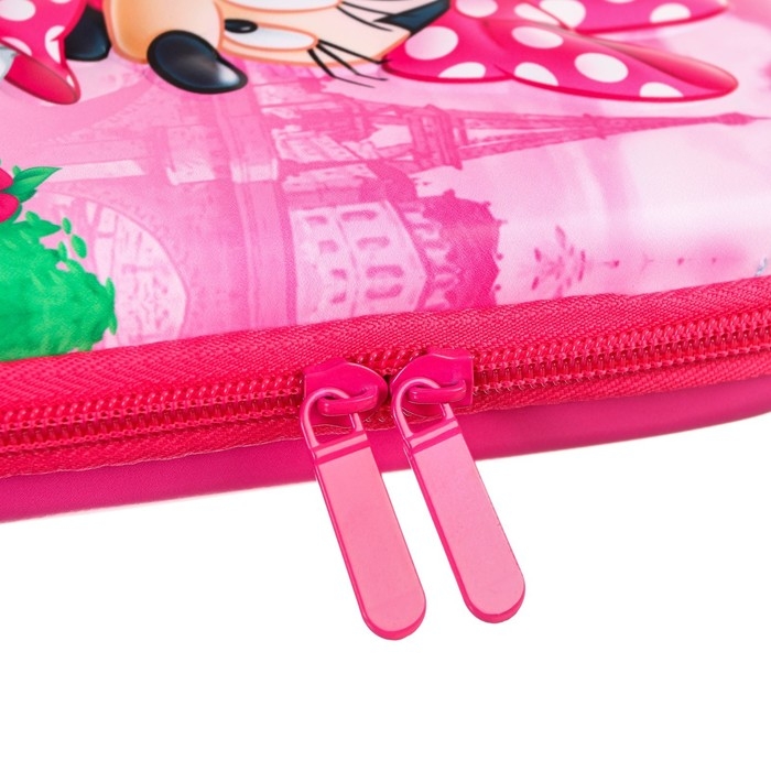 Пенал каркасный 2 секции, с эффектом 3D, 150х220х40 мм, Минни Маус Пенал каркасный 2 секции, с эффектом 3D, 150х220х40 мм, Минни Маус