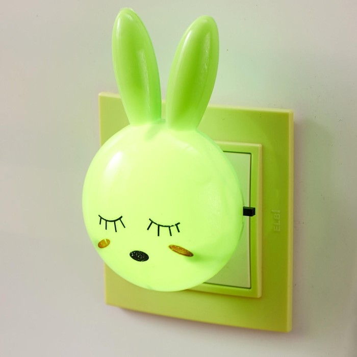 Ночник "Зайчик" 1Вт МИКС 5х7х11 см.