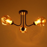 Люстра 1089/3BK 40Вт Е27 черный 54х54х26 см BayerLux