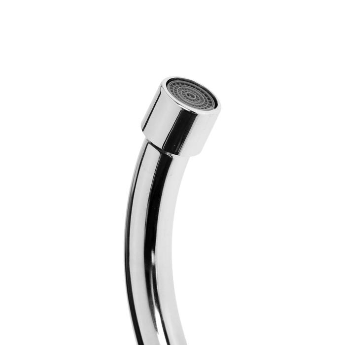 Моносмеситель ZEIN Z05, нержавеющая сталь, поворотный излив, хром Моносмеситель ZEIN Z05, нержавеющая сталь, поворотный излив, хром