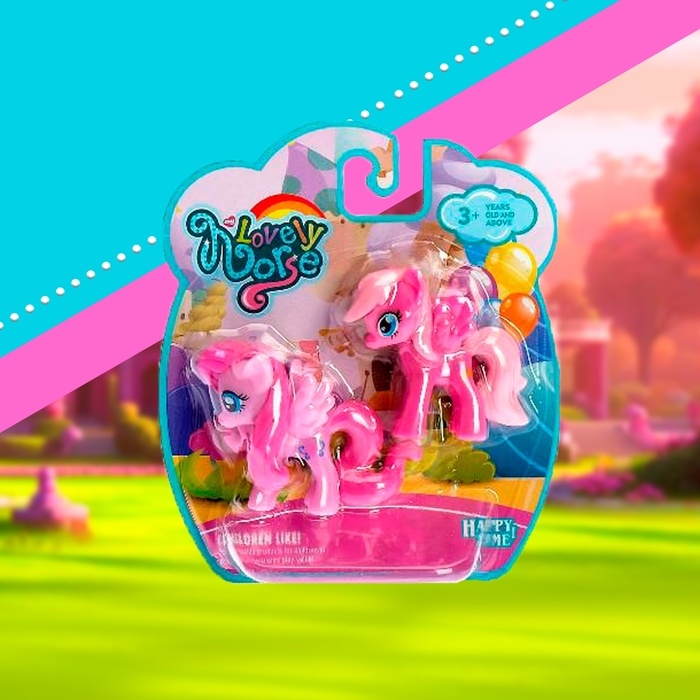 Набор «Пони» 2шт, МИКС Набор «Пони» 2шт, МИКС