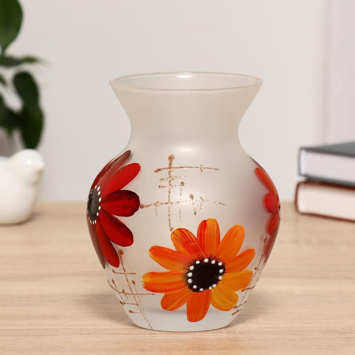 Ваза Ваза "Гербера" 14,5х11см (диаметр отверстия 6,5см)