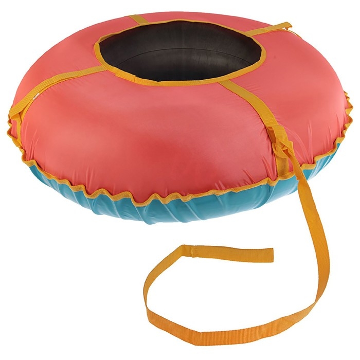 Тюбинг-ватрушка «Эконом», диаметр чехла 105 см, цвета МИКС