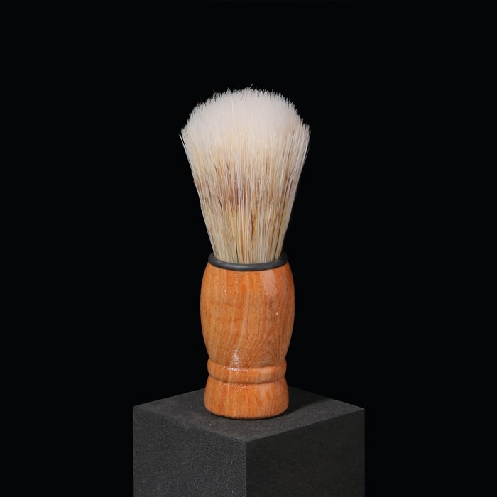 Помазок для бритья, деревянный, цвет бежевый Помазок для бритья, деревянный, цвет бежевый