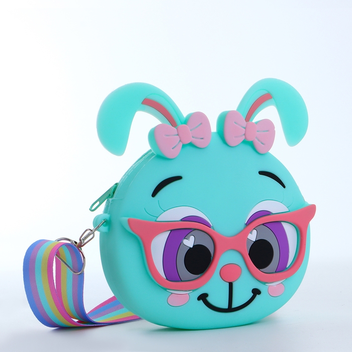 Сумка детская на молнии «Выбражулька», цвет бирюзовый