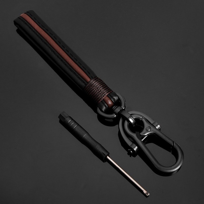 Брелок для ключей, петля кожа PU с карабином, кожа PU Брелок для ключей, петля кожа PU с карабином, кожа PU