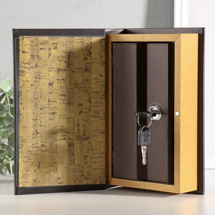 Сейф-книга дерево, кожзам Сейф-книга дерево, кожзам "Портрет девушки. Осколки" 21х13х5 см