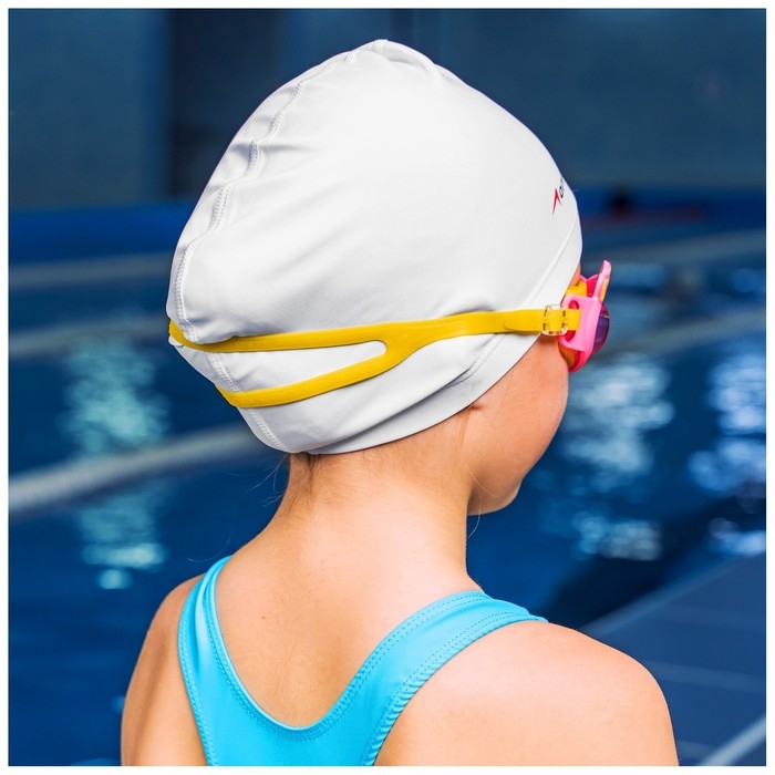 Очки для плавания детские ONLYTOP «Бантик», беруши, цвет розовый Очки для плавания детские ONLYTOP «Бантик», беруши, цвет розовый