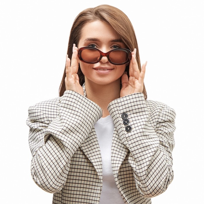 Очки солнцезащитные Очки солнцезащитные "OneSun", uv 400, дужка 14.5 см, ширина 14.5 см, линза 5 х 6.5 см