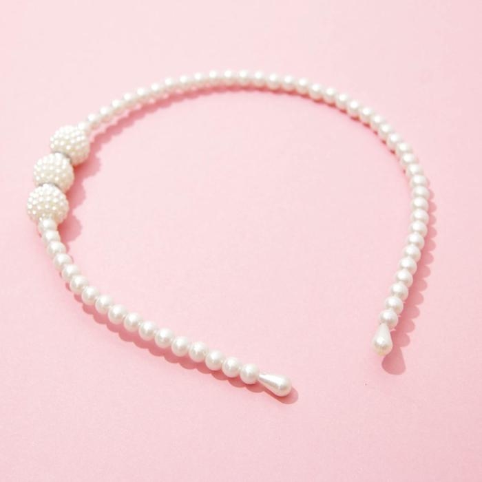 Ободок для волос жемчужный Ободок для волос жемчужный "Богиня"